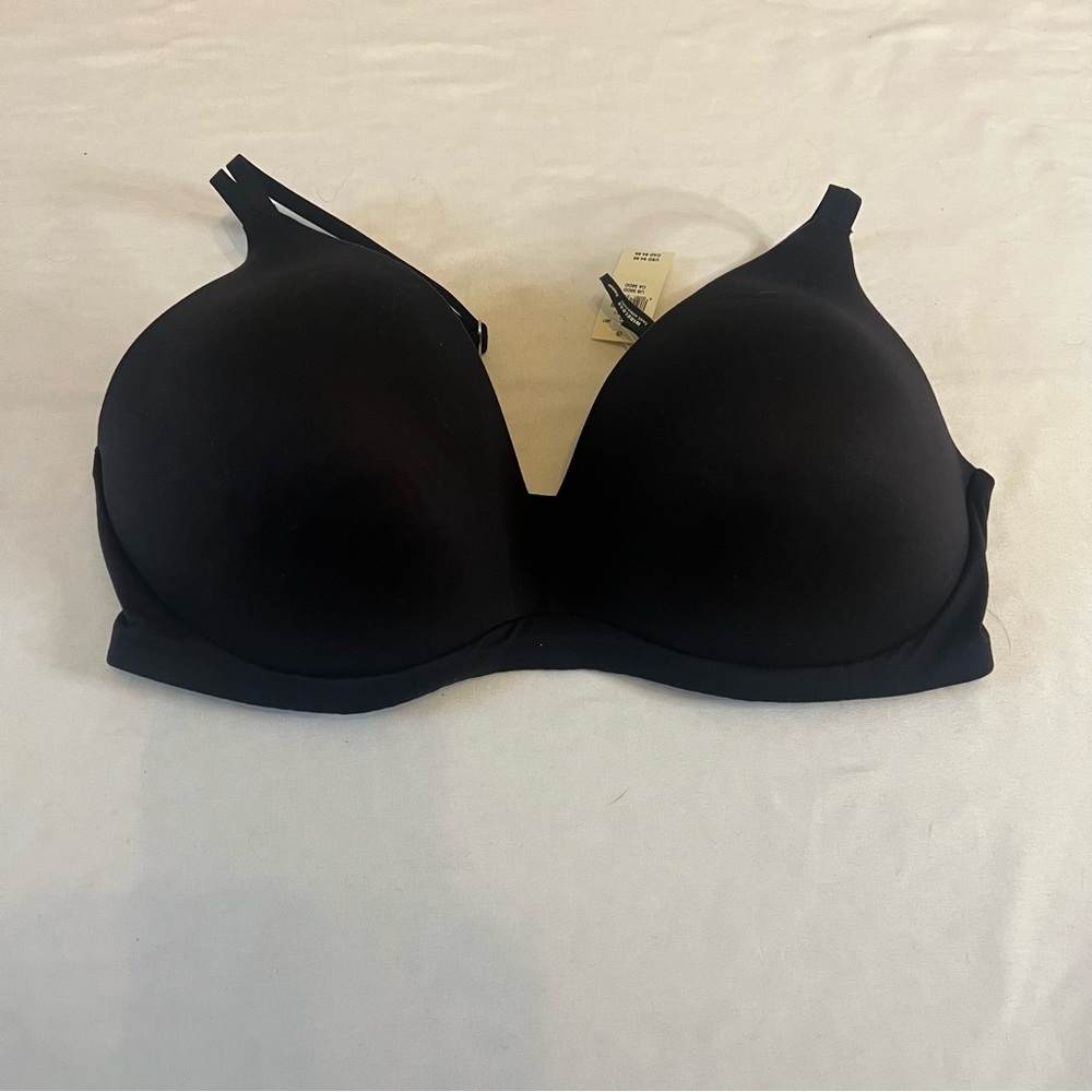 Aerie‎ Classic Wireless Black Bra size 38DD NWT